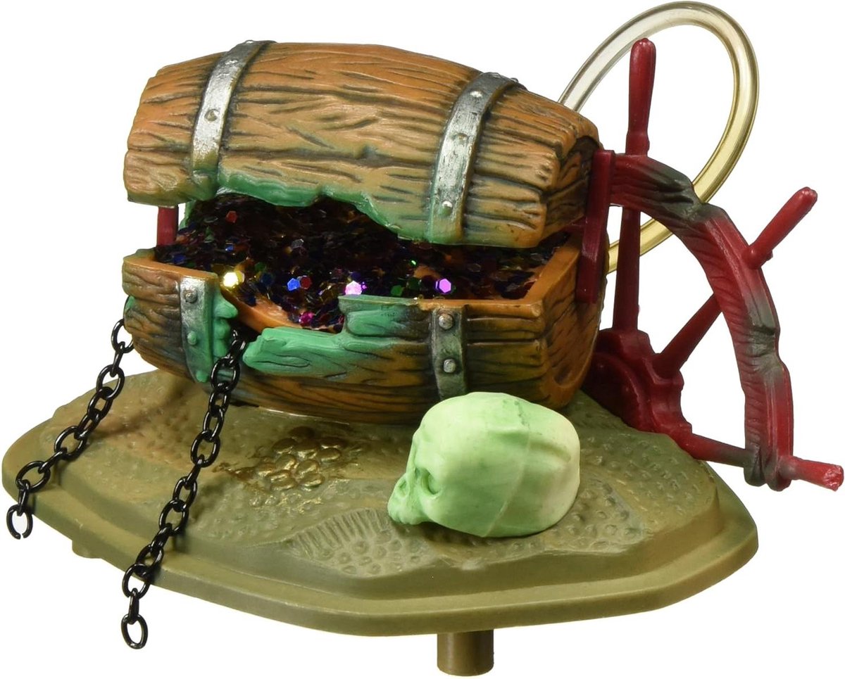 Aquarium Decoratie - Luchtbel Ornament - Aquarium Verrijking - Bewegend Vat - 5 x 3 x 10 cm - Bruin