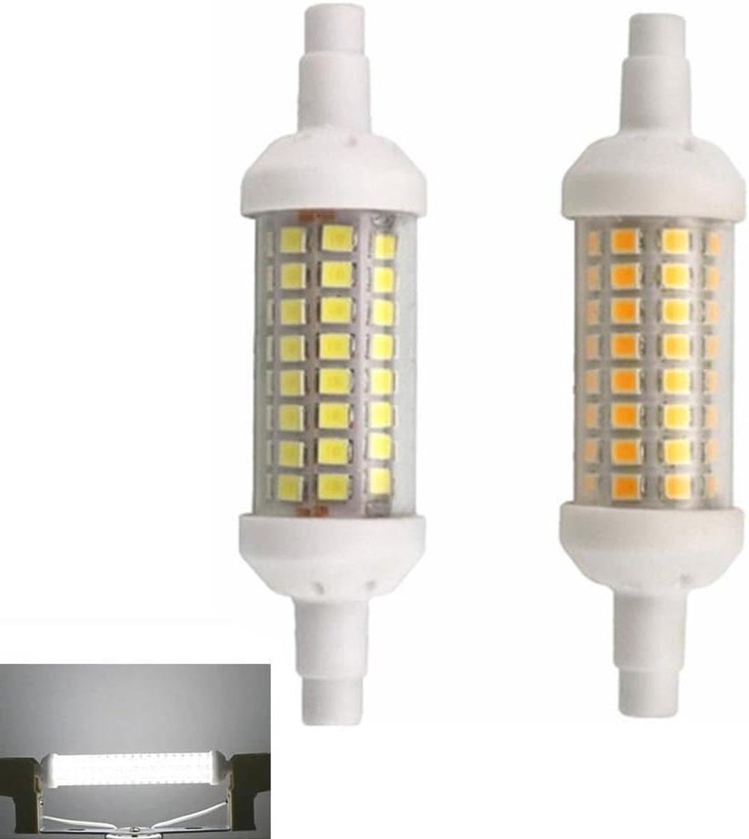 LED-lamp - Staaflamp - Verlichting - Energiebesparend - 78 mm - Wit