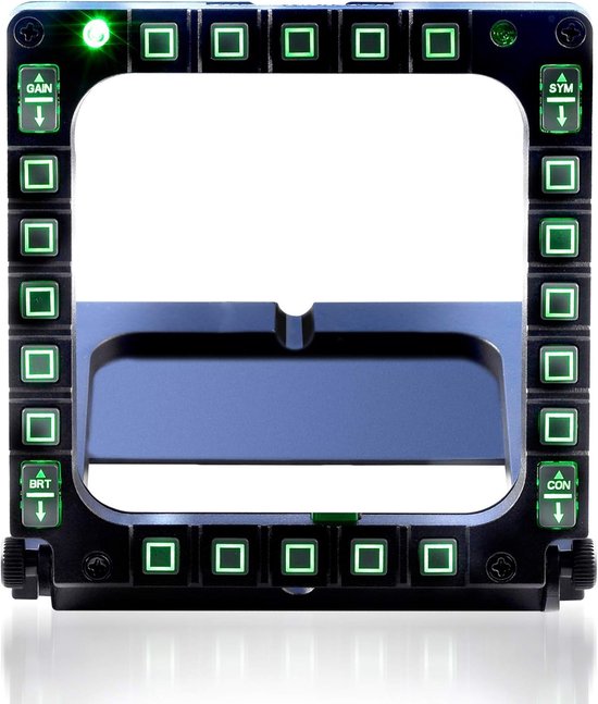 Cockpitpanelen Set - Vliegsimulatie Bediening - Realistische Vluchtsimulatie - 48 Programmeerbare Knoppen - 33 x 15 cm - Zwart — afbeelding 4