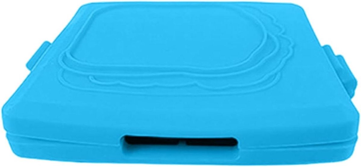 Ontbijt Sandwich Maker - Magnetron Kookvorm - Snel Ontbijt Maken - Inklapbaar Ontwerp - 16 x 14 cm - Blauw