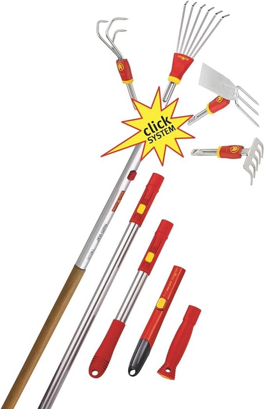 Multi-Star RB-M NEU2018 handhark met ZM 170 steel, rood — afbeelding 2