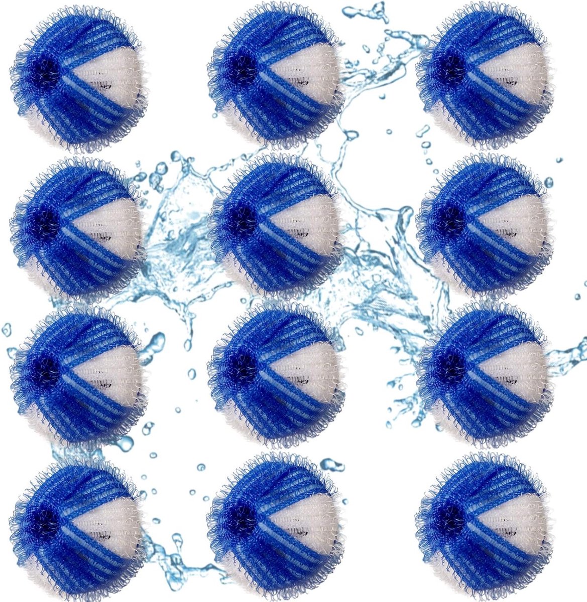 Effectieve Lintballen voor Wasmachine - 12 Stuks Herbruikbare Haarverwijderaars, Perfect voor Huisdieren en Vachtverzorging