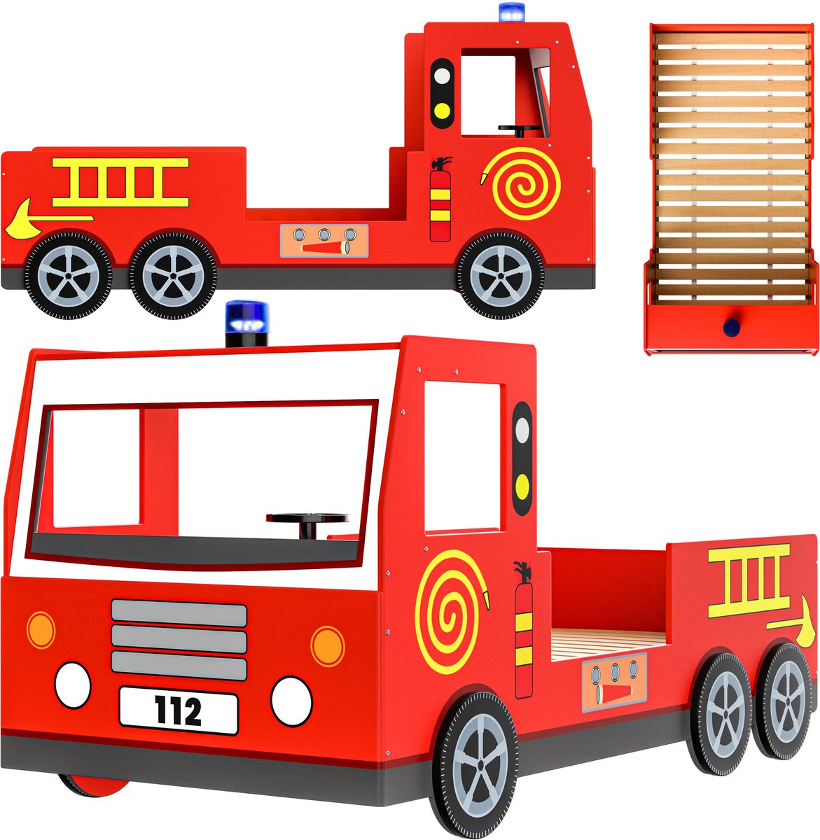 Casaria Casaria Autobed Kinderbed - afbeelding 5
