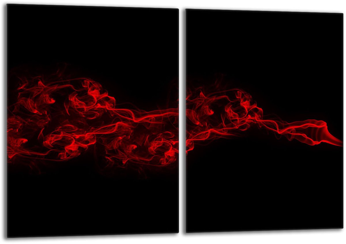 TMK ArtDeko Serie - Glazen Beschermplaat - 40x52cm - Zwart - Hittebestendig - Antibacterieel