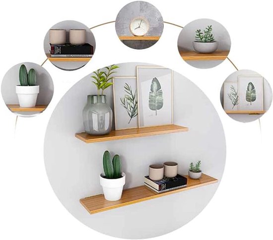 Triangle Wandbeugel Set voor Planken, Wandplank Steunen met Bevestigingsmaterialen, Ideaal voor Opslag en Decoratie in Keuken en Woonkamer — afbeelding 3
