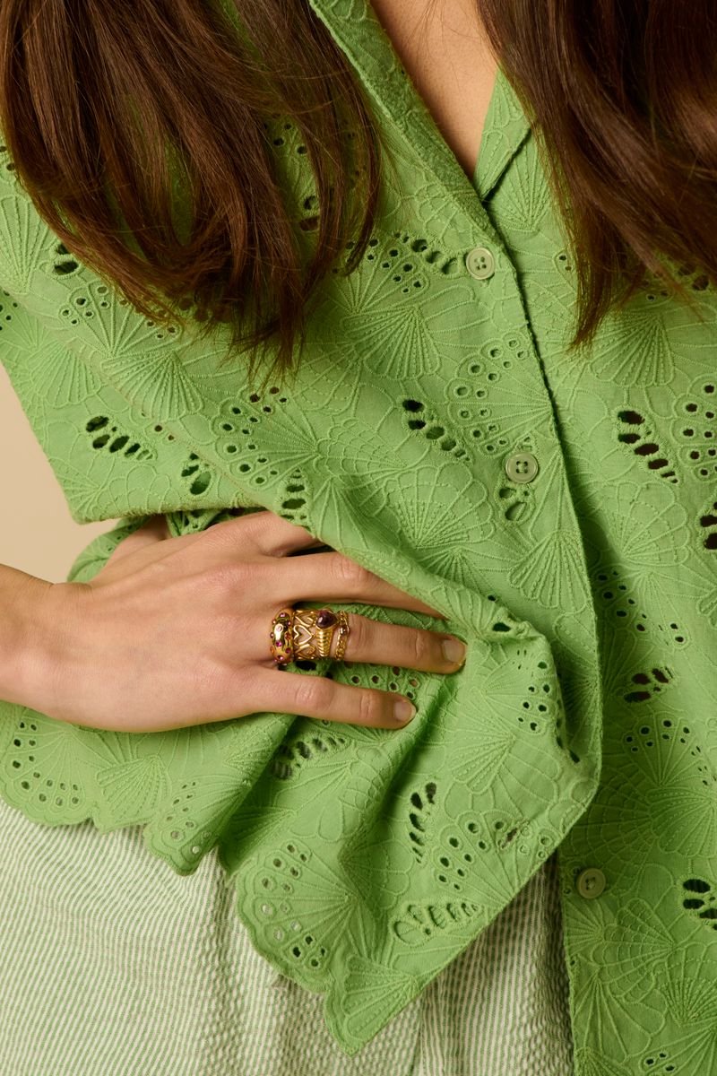 Sissy-Boy - Gold plated chain ring