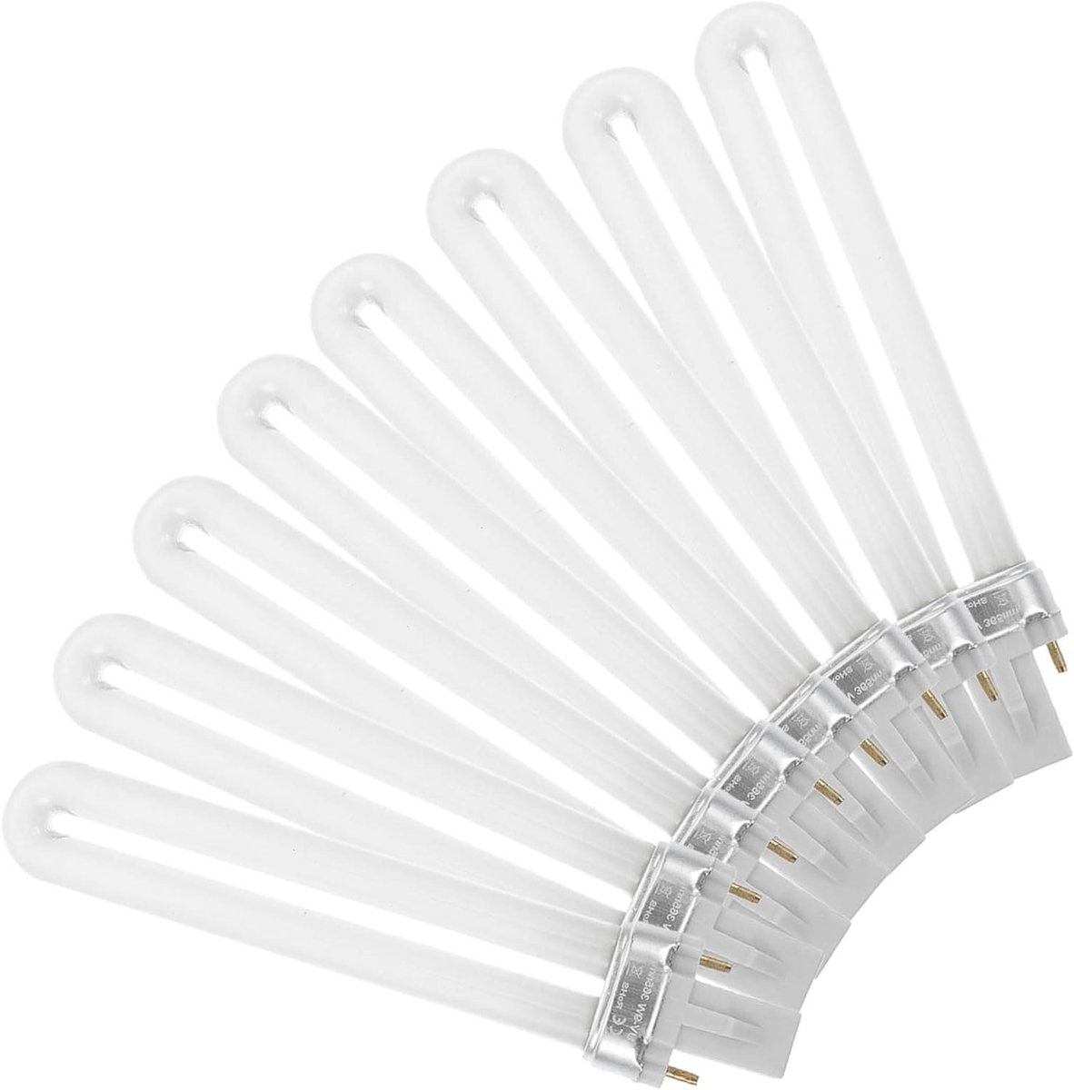 Nagellamp Vervangingsbuizen - UV Lamp Buisjes - Nagels Drogen - Sneldrogend 9W - 16.5 cm - Wit