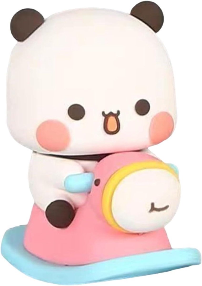 Schattige Panda Figuur - Bubu Dudu Pop - Auto Dashboard Decoratie - Hoogwaardig PVC Materiaal - Zoals Afgebeeld - Niet Gespecificeerd