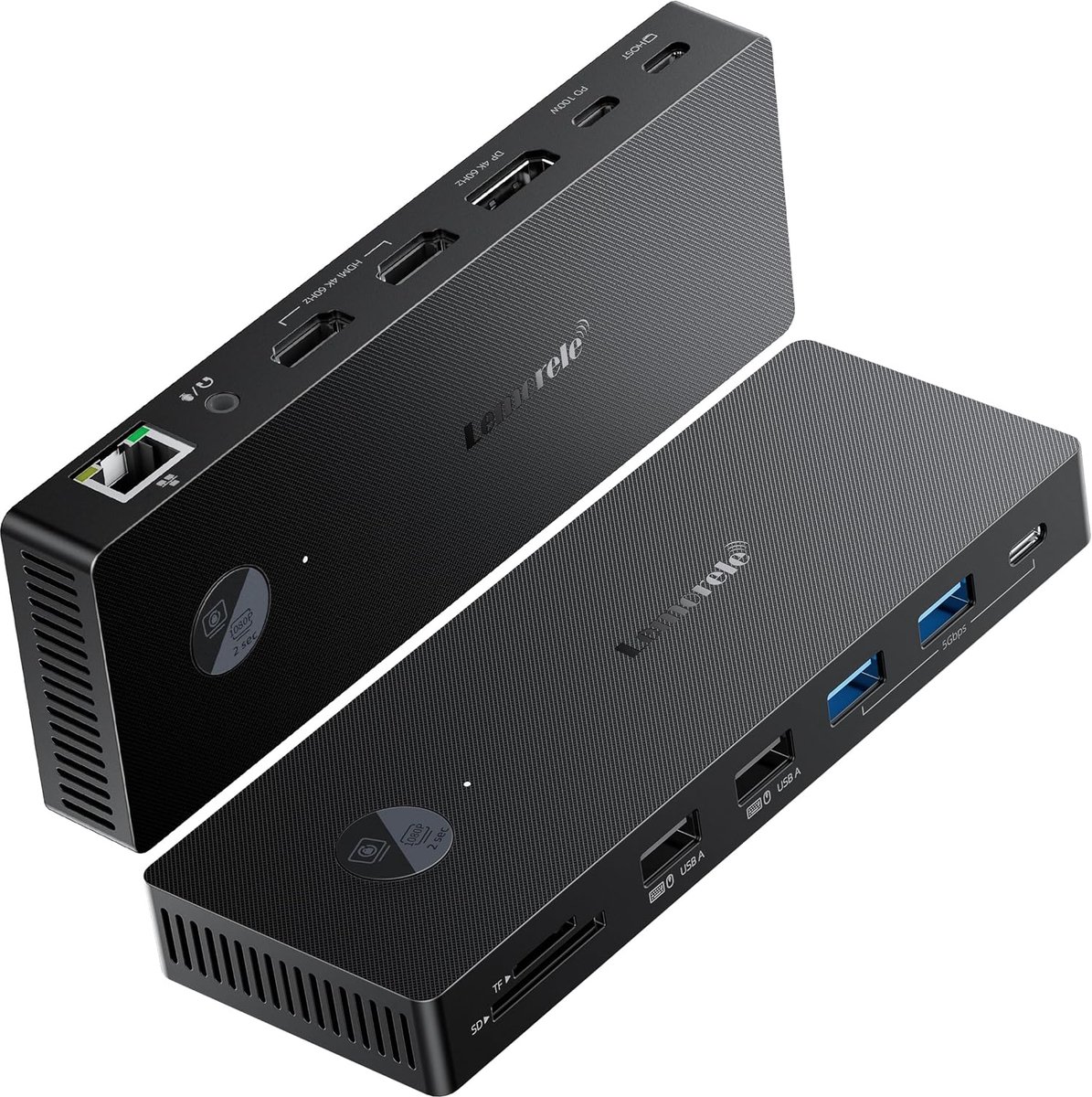 Lemorele TC500 - 13-in-1 USB-C Docking Station - Triple Display 4K@60Hz - 2x HDMI - DisplayPort 100W PD - Gigabit LAN - SD/TF - USB Hub voor Laptop & MacBook