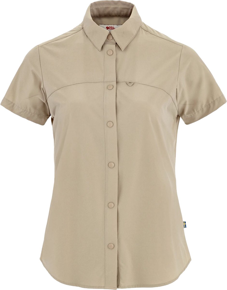 Fjällräven High Coast Lite Overhemd Herenblouse korte mouw Fossil Beige