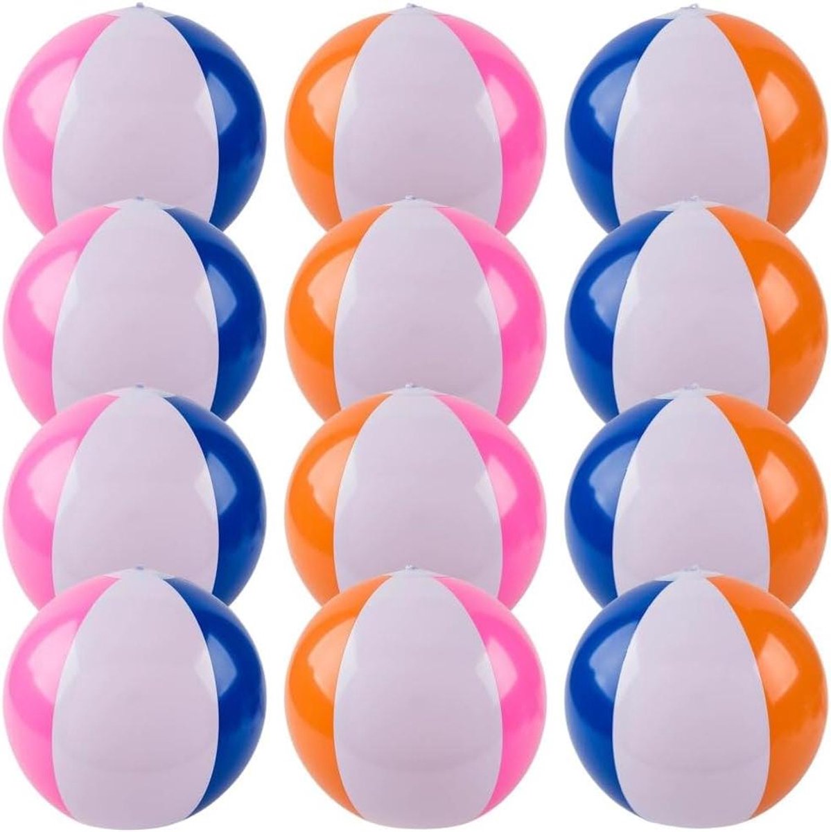 Strandballen Set - Opblaasbare Ballen - Zomerpret - Individueel Verpakt - 16 Inch - Multikleur