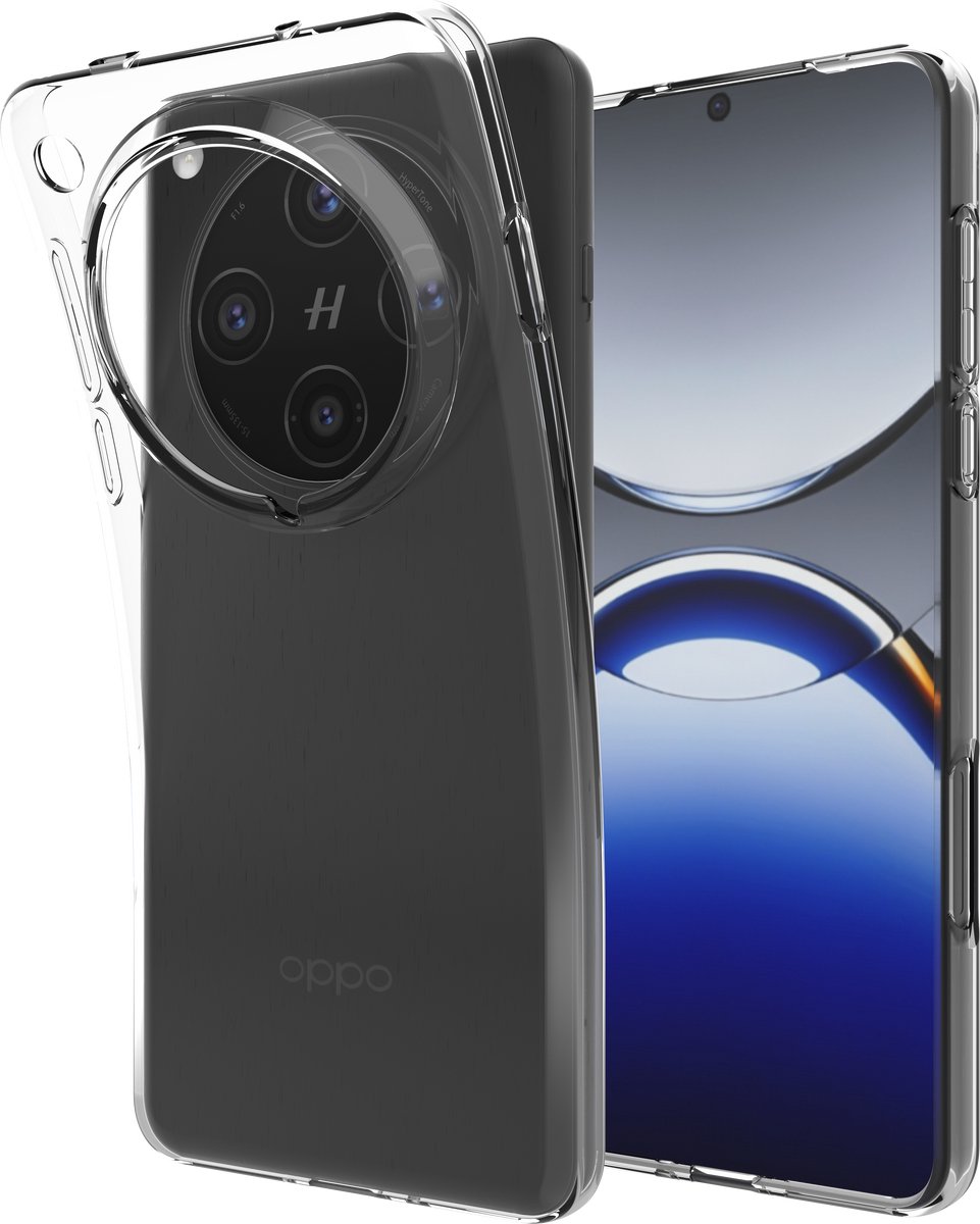Just in Case Soft Design Oppo Find X8 Pro Back Cover Transparant