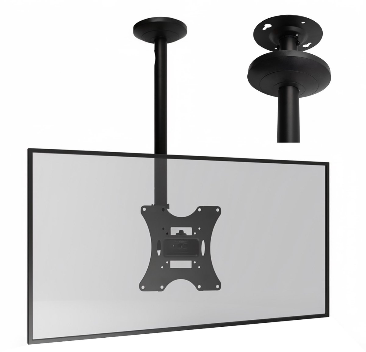 Maclean Brackets Vast plafondbeugel plafondsteun LCD LED TV 23 - 42'' tot 30 kg