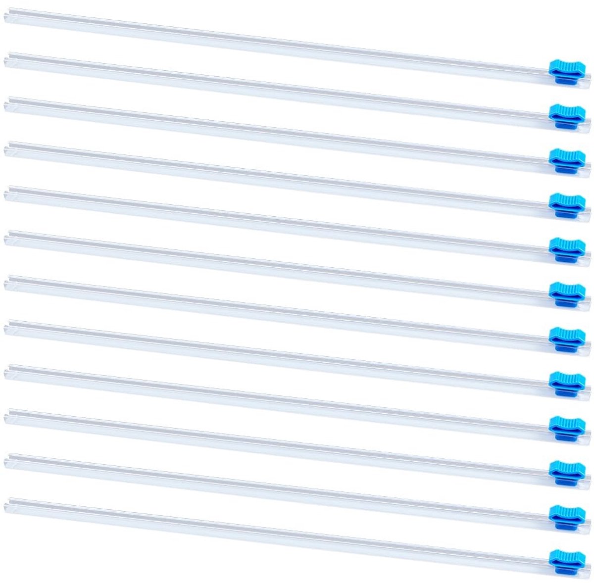 Allecto - Plastic Wrap Cutter - Zelfklevende Snijder - 12 Stuks - Keuken en BBQ - Snijhulpmiddel voor keuken - Keukenaccessoire voor eenvoudig snij...