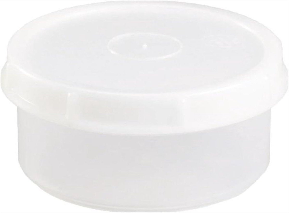 Schroefdoos - Bewaarcontainer - Voedsel bewaren - Levensmiddelenbestendig - 250 ml - Naturel