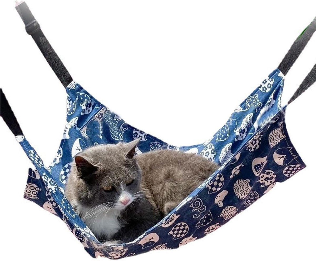 Zachte en Ademende Hangmat voor Huisdieren, Geschikt voor Katten, Honden en Konijnen tot 6 kg