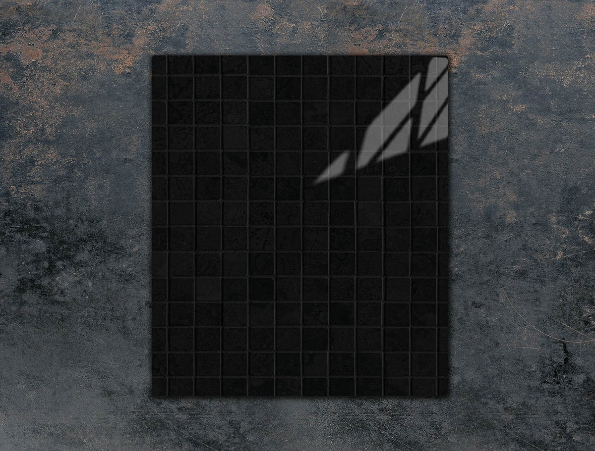 TMK ArtDeko - Snijplank - Glas - 45x52 cm - Zwart