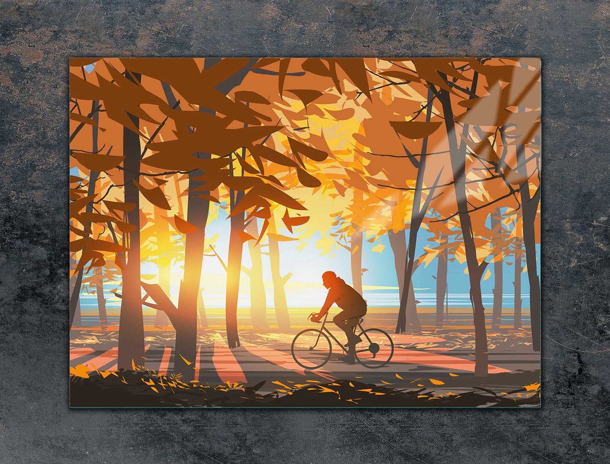 TMK ArtDeko - Beschermende Glazen Plaat - Snijplank - 70x52cm - Hartglas