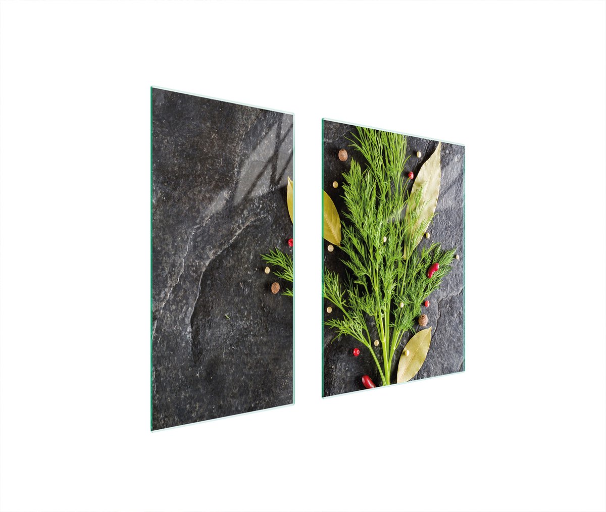 TMK ArtDeko - Snijplank - 75x52 cm - Glas - Groen