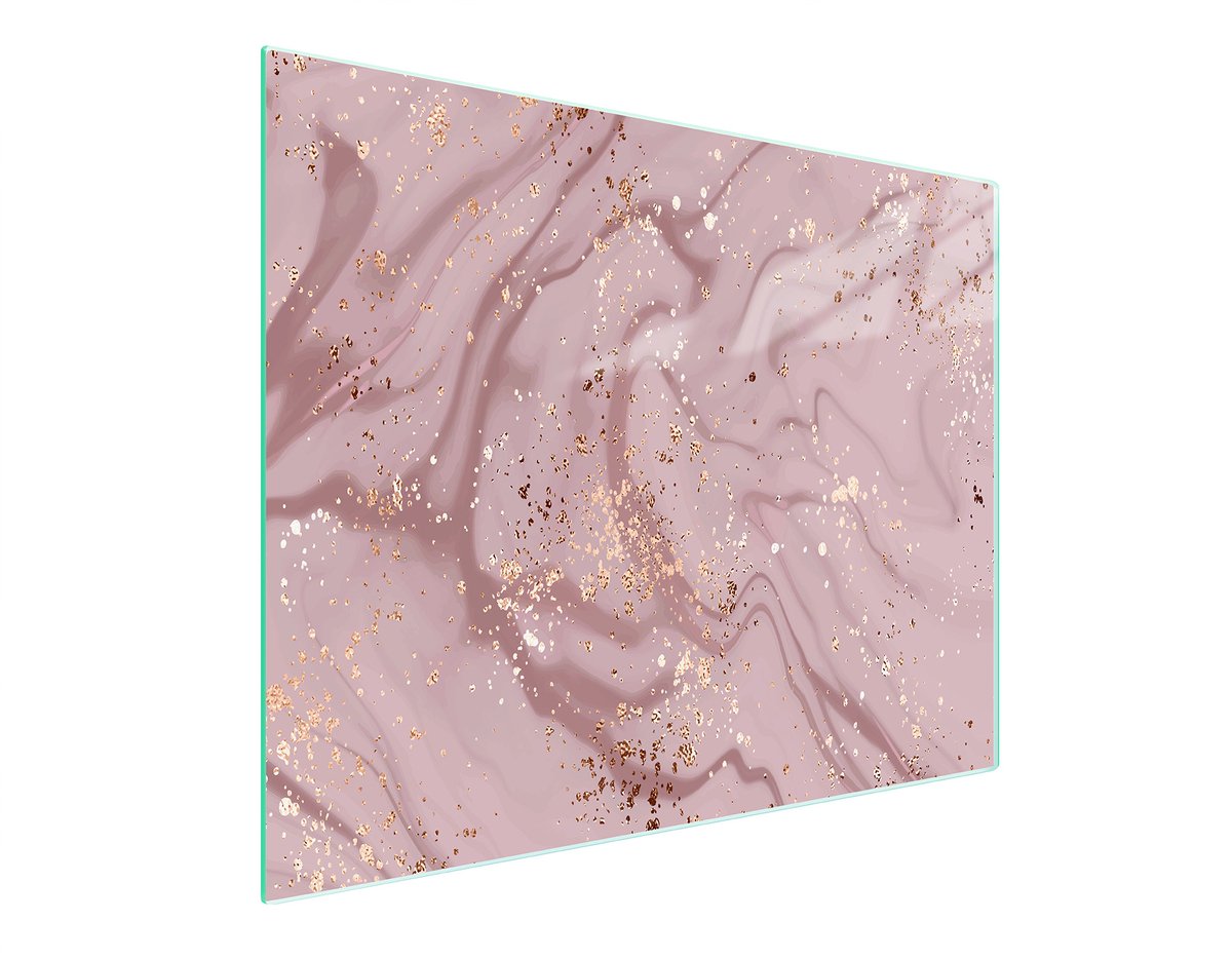 TMK ArtDeko - Snijplank - Glas - 52x30 cm - Antislip - Marmer Ontwerp