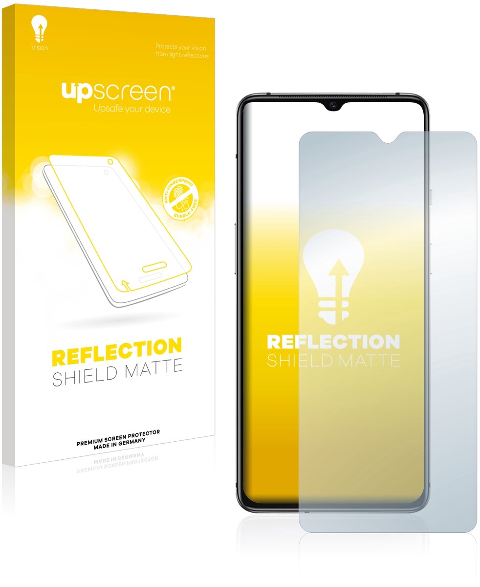 upscreen - Screenprotector voor OnePlus 7T - Folie Beschermfolie anti glare matte