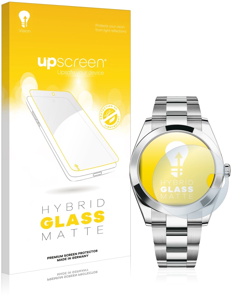 upscreen - Screenprotector voor Rolex Datejust 41 - Folie Beschermfolie Beschermglas matte