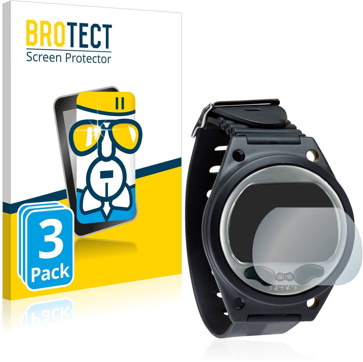 Screenprotector 3 Stuks voor SCUBAPRO Aladin Sport (Matrix) Beschermglas transparant