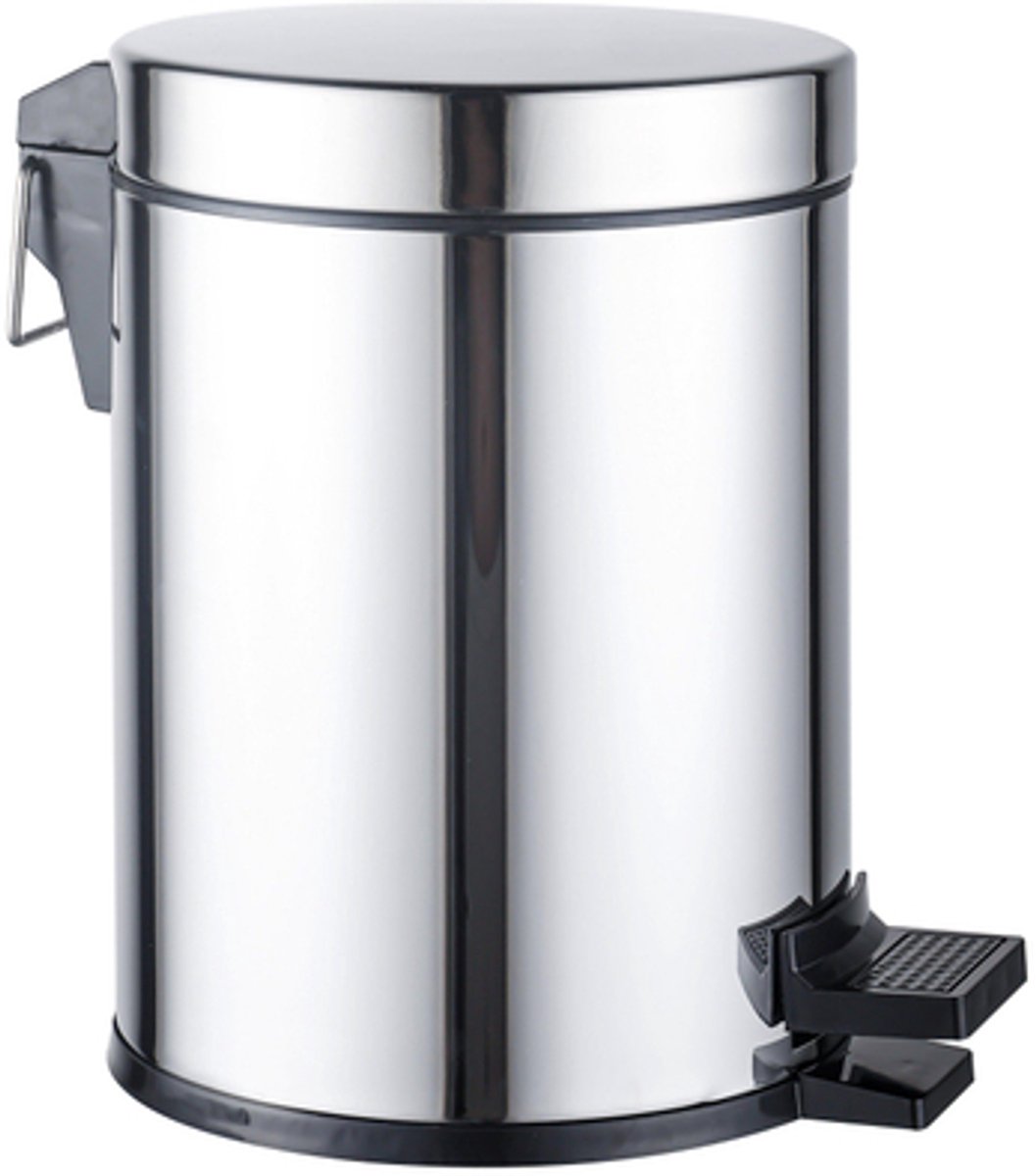 FugaFlow Efficiente Acces pedaalemmer - 5 liter - rond - chroom -
