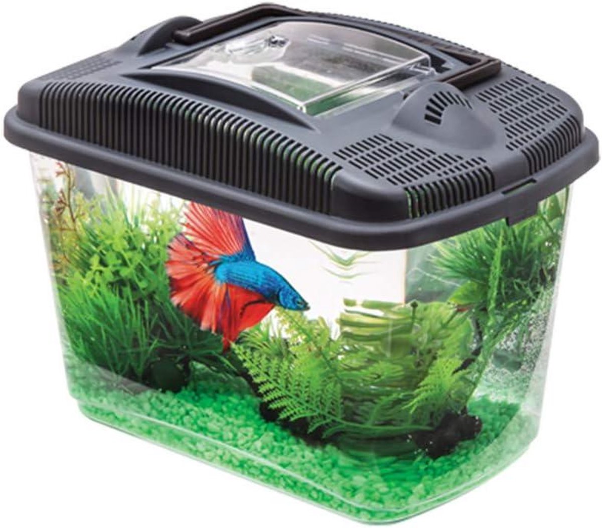 Aquarium Kit - Vis Tank - Vissen Houden - Rechthoekige Vorm - 6.46 Liters - Wit