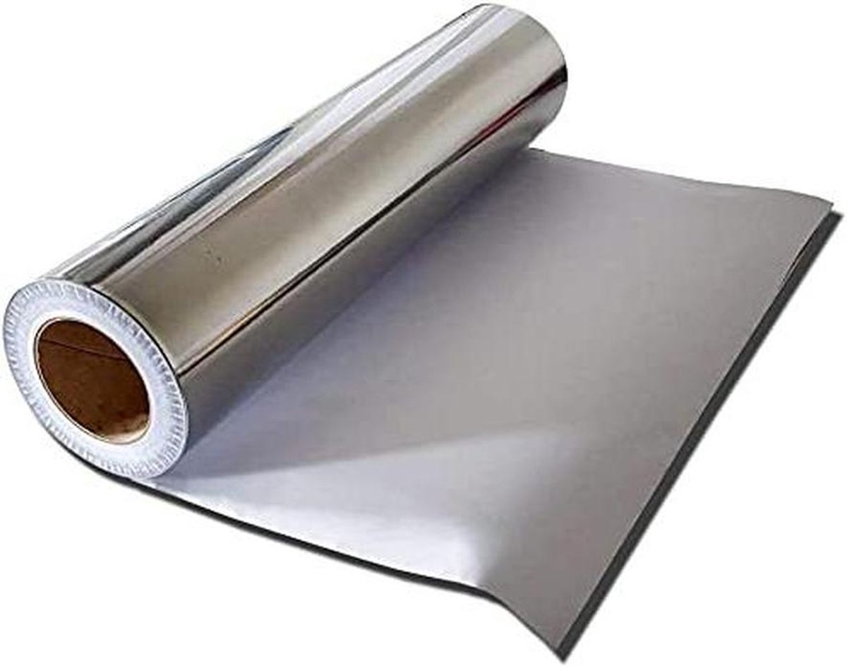 Aluminiumfolie - Aluminium tape - Beschermende afscherming - Zelfklevend - 550 mm x 10 meter - Zilver