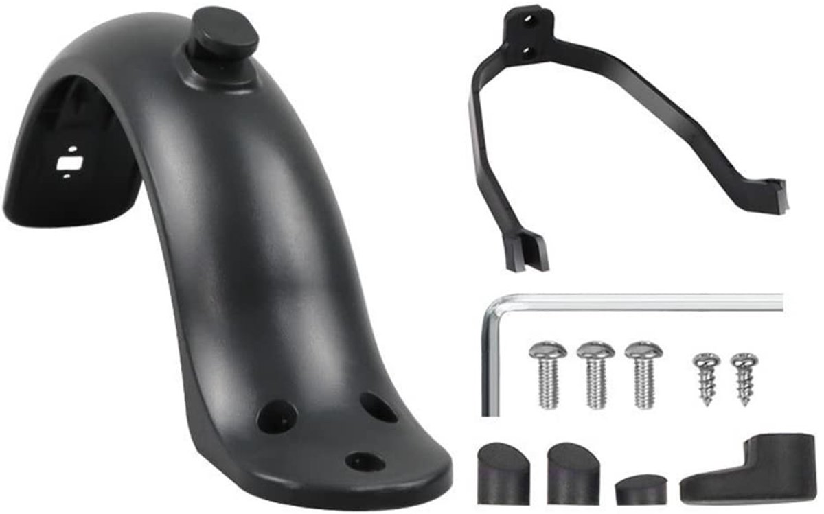 Allecto - Achterspatbord - Vervangingsaccessoires - Zwart - Spatbord Beugel - Geschikt voor Xiaomi M365/M365 Pro