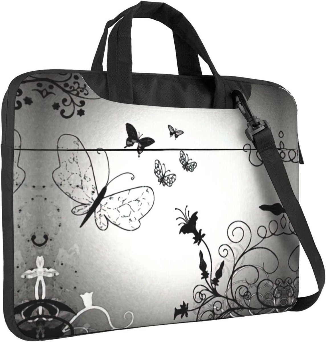Laptoptas - Schoudertas Handtas - Zakelijk Reizen - Lichtgewicht Duurzaam - 156 inch - Zwart