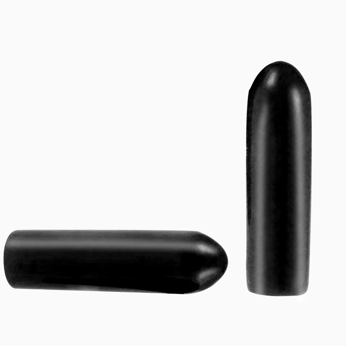 Allecto - Schroefdraadbeschermers - PVC-Rubber Draadbeschermers - Zwart - Bescherming voor Schroeven - Perfect voor Meubels - 50 Stuks