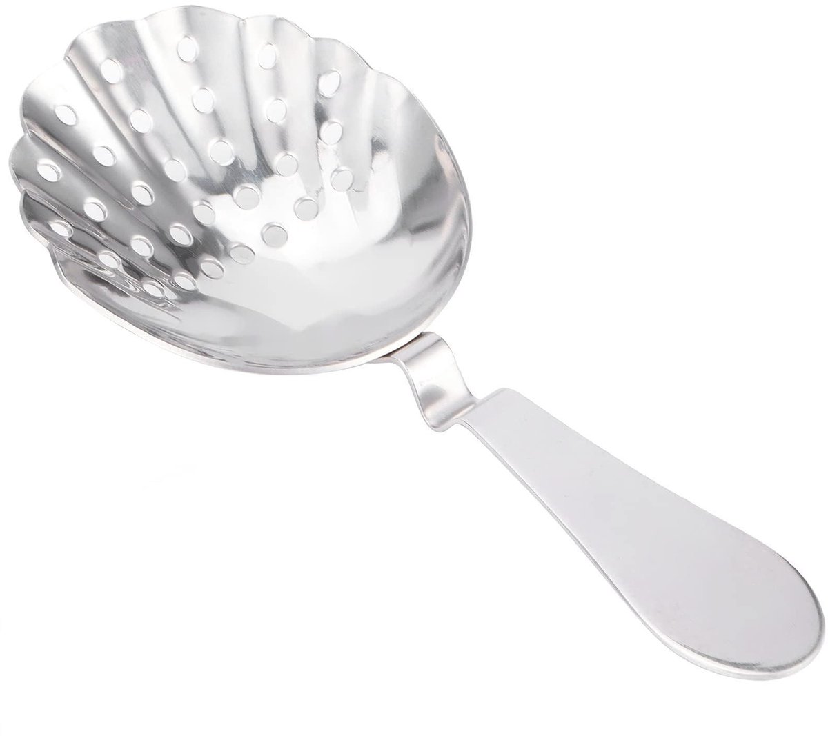 Allecto - Julep Strainer - Professionele Roestvrijstalen Cocktailzeef - Duurzaam en Vaatwasserbestendig - Perfect voor Thuis en Bar - Ideaal voor C...