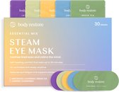 Stoom Oogmasker Variety (30 Pack) - Body Restore - 5 Geuren Mega Mix - Zelfverwarmend Oogmasker - Verwarmd Oogmasker - Warmte Oogmasker - Steam Eye Masks