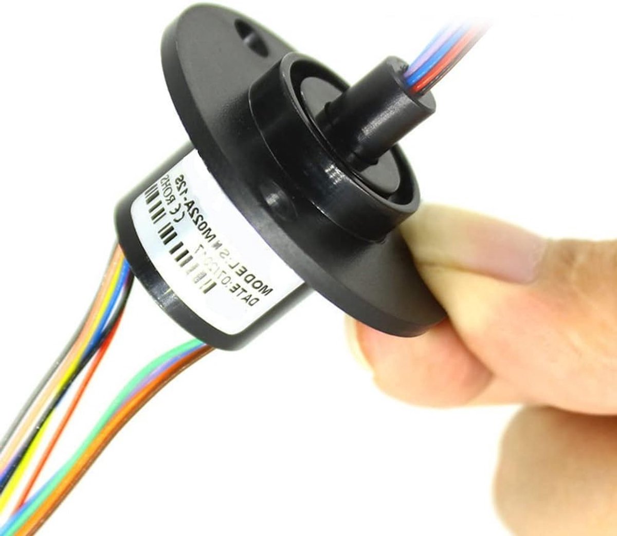 22MM 12MM Draad 2A Stroom Collector Ring, Elektrische Componenten Capsule Slipring Circuit voor Monitor, Robotica en Verlichting