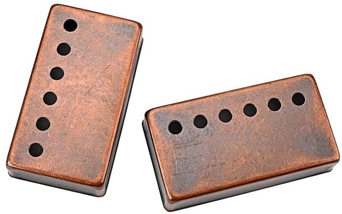 Hals en Brug Pickup Covers voor Elektrische Gitaar - Set van 2 - 50/52mm - Brons