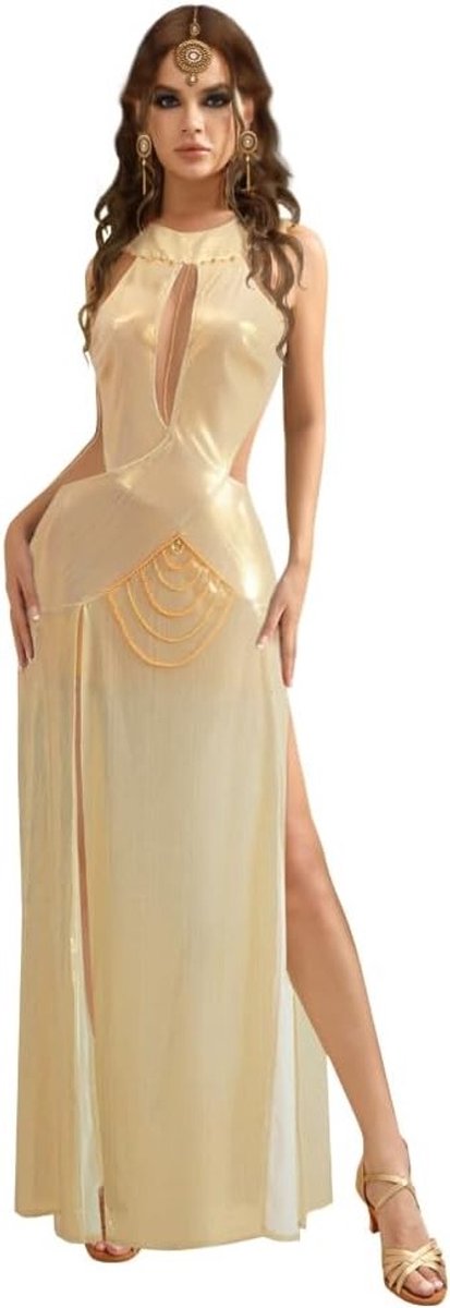 Cleopatra Kostuum voor Dames, Egyptisch Kostuum voor Volwassenen, Luxe Cleopatra Jurk en Accessoires voor Feestjes