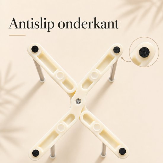 Bangosa Flessen Droogrek Inklapbaar - Verstelbaar Droogrek voor Flessen, Bekers, Bakjes en Herbruikbare Zakken van Merkloos — afbeelding 2