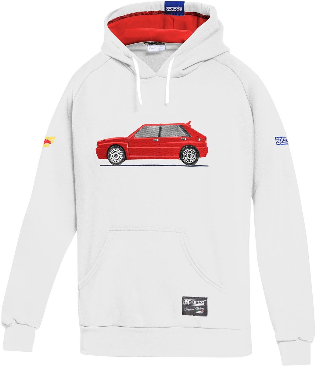 Sparco Lancia HF Delta Hoodie - Multicolor — Wit