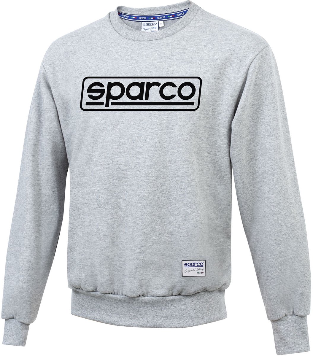 Sparco Frame Ronde Hals Sweater - Grijs