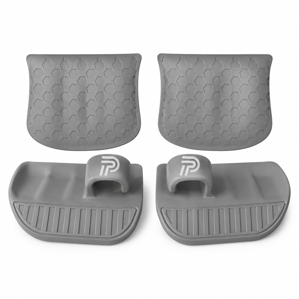 Gym Grips – Fitness Grips voor Krachttraining & CrossFit – Anti-Slip – Bescherming tegen Blaren & Eelt – Grijs