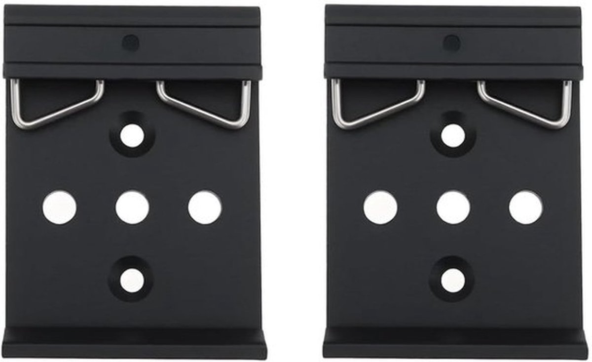 Ophangbeugel - Bevestiging - 35mm DIN-rail - Aluminium - Printplaat - Zwart .