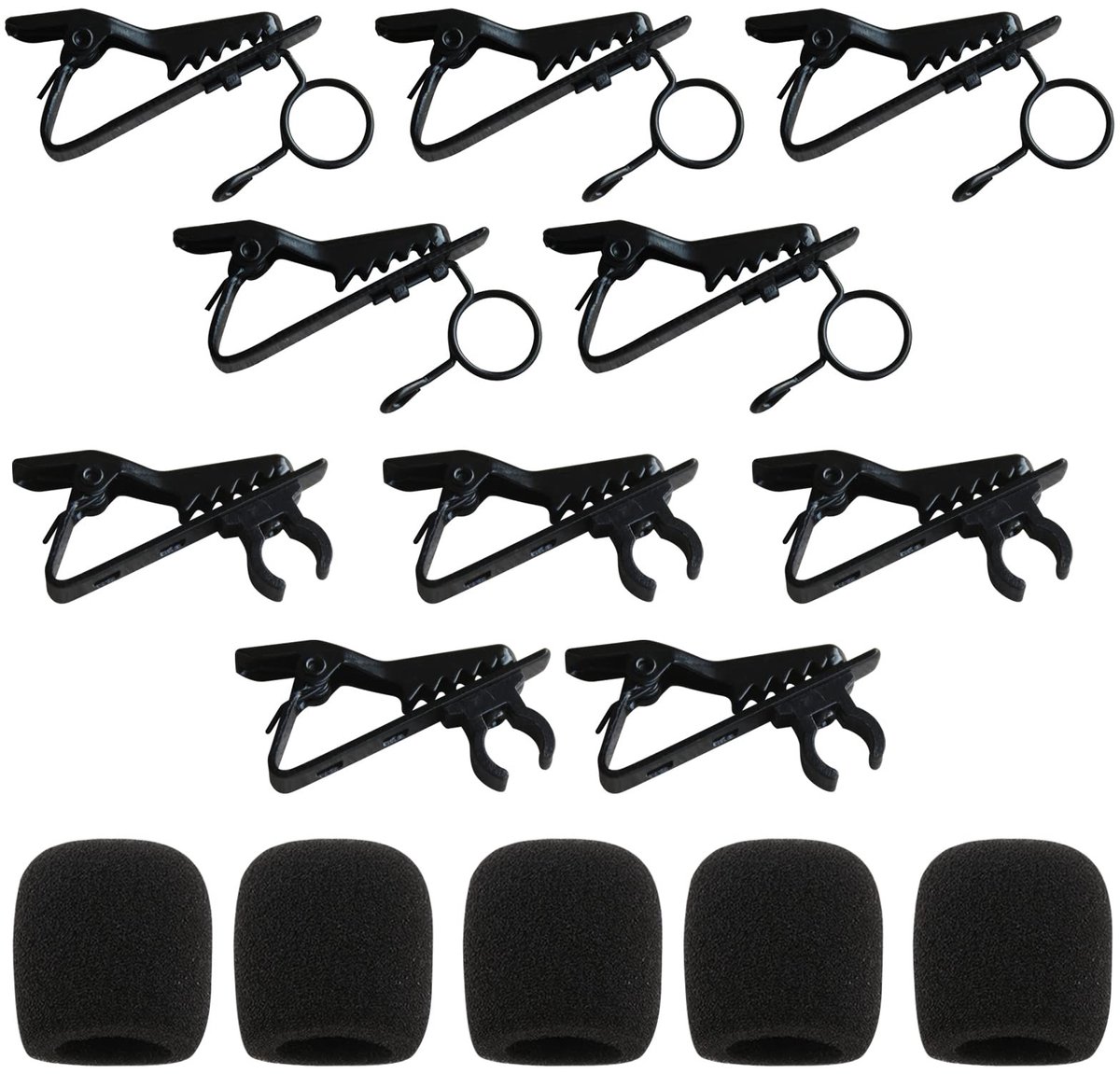 Microfoon Clips - Lavalier Accessoires - Opnames Maken - Set van 15 Stuks - 50 Gram