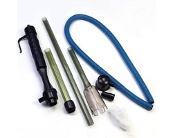 Dailygoody - Aquarium Vuilafzuiger - Water Sifon Pomp - Automatische Vloeistofoverdracht - Verstelbare Slang - Grind Cleaner - Eenvoudig in Gebruik - ...