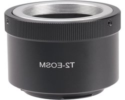 T Mount Lens naar EF-M Camera Adapter Ring voor Canon EOS M Serie - Compatibel met M1, M2, M3, M5, M6, M10, M50, M100, M200 en M50 Mark II, M6 Mark II - Perfect voor Fotografie en Videografie