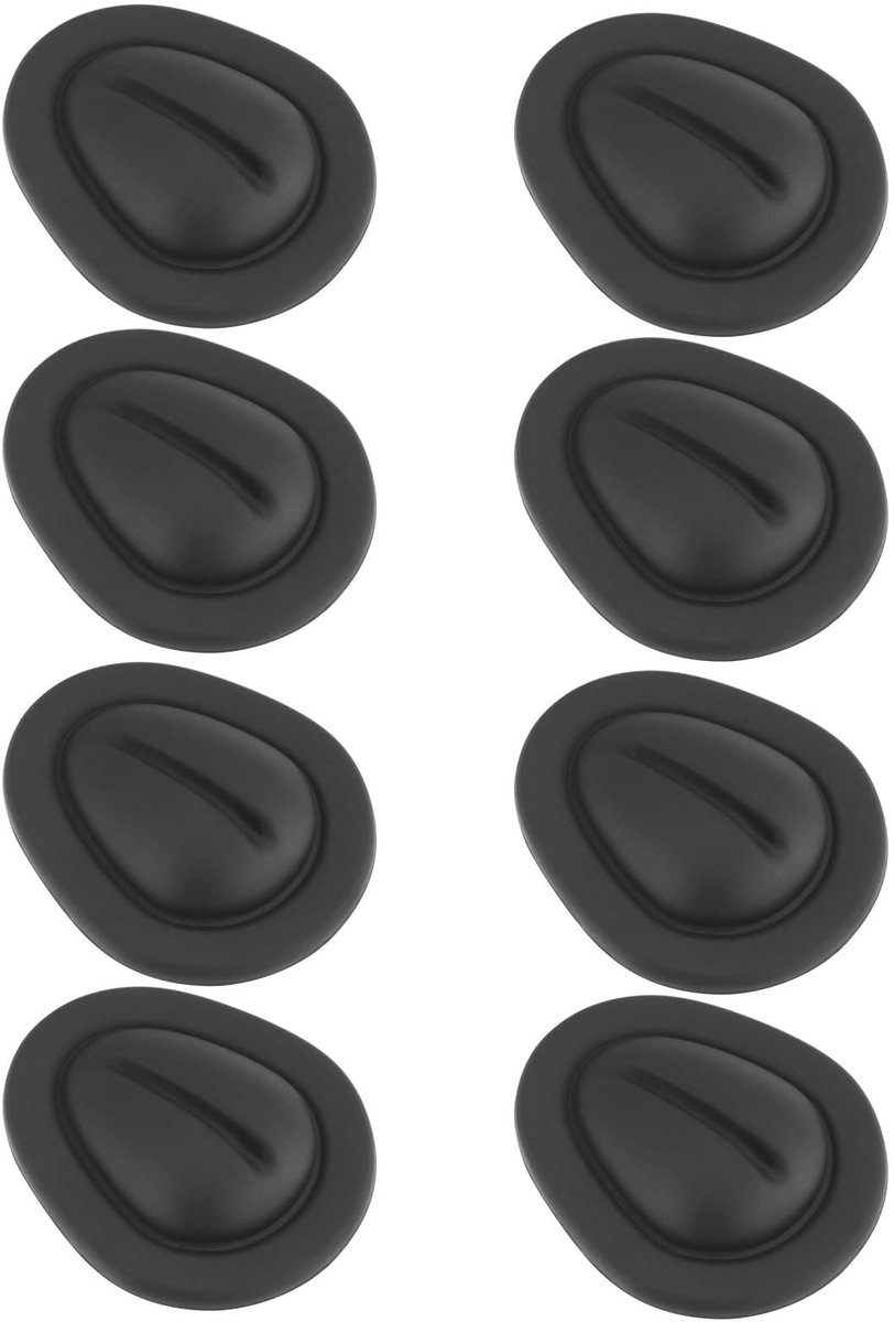 Dailygoody - Auto Bekerhouder - Siliconen - Ondersteuning voor Dranken - Zwart - Stabilizer voor Auto - 8 Stuks - Geschikt voor Voertuigen