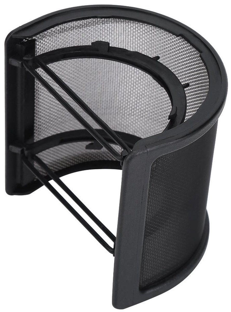 Microfoon Popfilter U Vorm Windscherm Metaal Gaas voor Studio