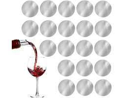 Dailygoody - Drupvrije Wijn Gieters - Herbruikbare en Elegante Pouring Spouts - Set van 20 Stuks - Perfect voor Thuis en Feesten - Ideaal voor Wijnlie