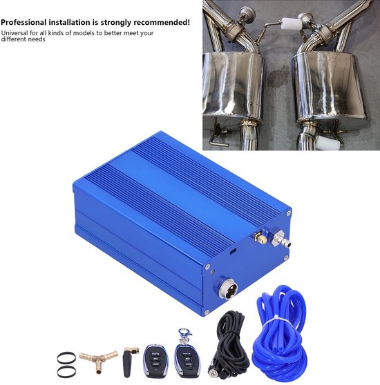 Golden crown - Vacuum Pump Controller Set - Elektrische Controle - Auto Onderdelen - Blauw - Uitschakelbare Uitlaatkleppen - Geschikt voor Auto's - Auto... van Merkloos — afbeelding 5